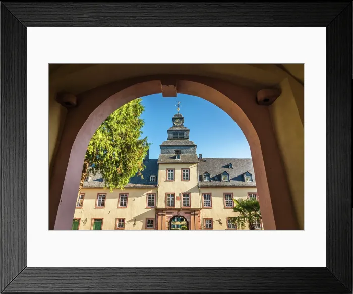 Framed Print : Entrance portal to the inner courtyard of Bad Homburg Castle, Taunus, Hesse, Germany Framed Print : Entrance portal to the inner courtyard of Bad Homburg Castle, Taunus, Hesse, Germany