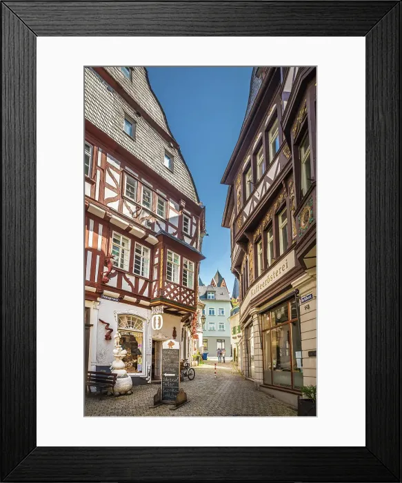 Framed Print : Historic half-timbered houses in the old town of Limburg, Lahn valley, Hesse, Germany Framed Print : Historic half-timbered houses in the old town of Limburg, Lahn valley, Hesse, Germany