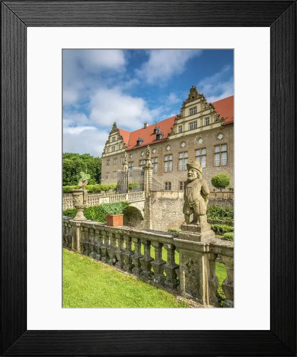 Framed Print : Weikersheim Castle, Romantic Road, Tauber Valley, Baden-Wurttemberg, Germany