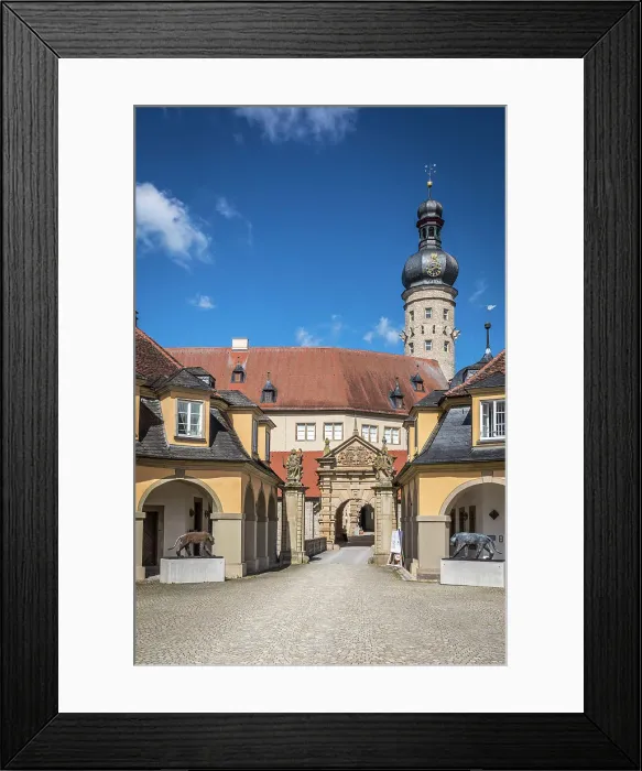 Framed Print : Entrance portal of Weikersheim Castle, Romantic Road, Taubertal, Baden-Wurttemberg, Germany Framed Print : Entrance portal of Weikersheim Castle, Romantic Road, Taubertal, Baden-Wurttemberg, Germany