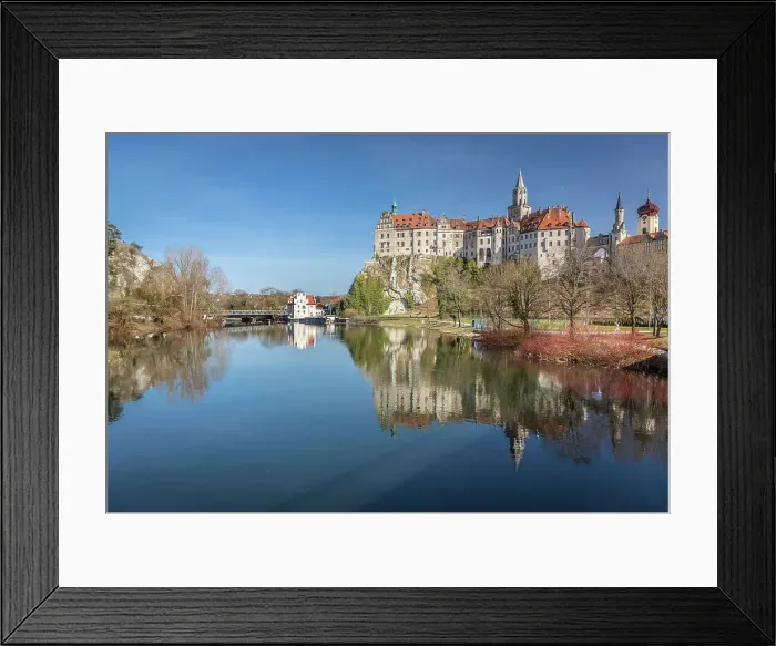 Framed Print : Hohenzollern Castle in Sigmaringen on the Danube, Baden-Wurttemberg, Germany Framed Print : Hohenzollern Castle in Sigmaringen on the Danube, Baden-Wurttemberg, Germany