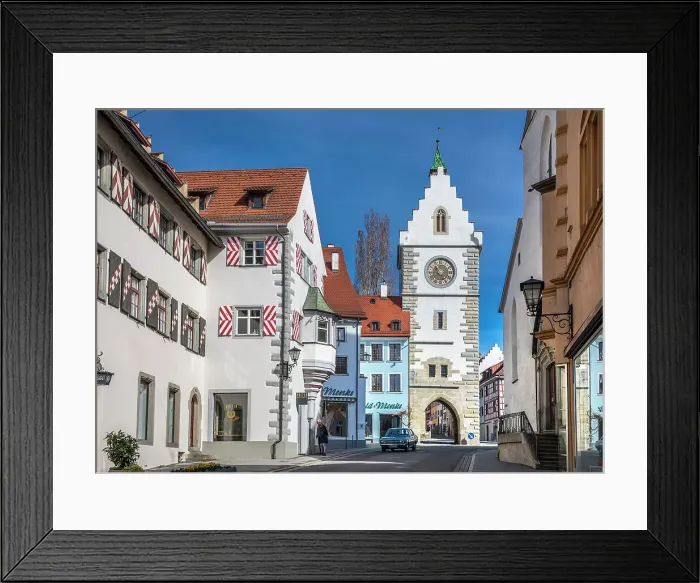 Framed Print : Franziskanerstrasse and Franziskanertor in Ueberlingen, Baden-Wurttemberg, Germany Framed Print : Franziskanerstrasse and Franziskanertor in Ueberlingen, Baden-Wurttemberg, Germany