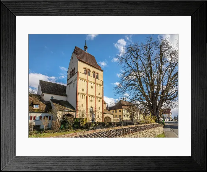 Framed Print : Minster of St. Maria and Markus on Reichenau Island, Lake Constance, Baden-Wurttemberg, Germany Framed Print : Minster of St. Maria and Markus on Reichenau Island, Lake Constance, Baden-Wurttemberg, Germany