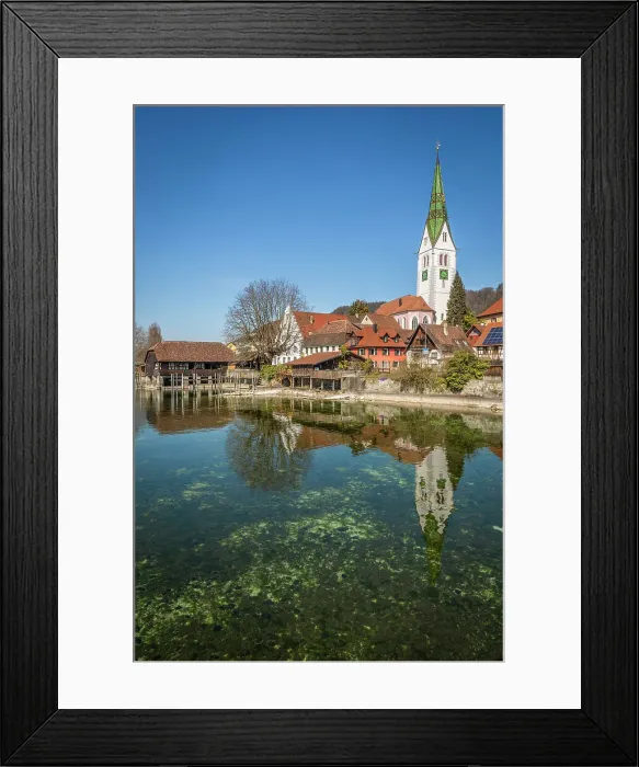 Framed Print : Church and old town of Sipplingen on Lake Constance, Baden-Wurttemberg, Germany Framed Print : Church and old town of Sipplingen on Lake Constance, Baden-Wurttemberg, Germany