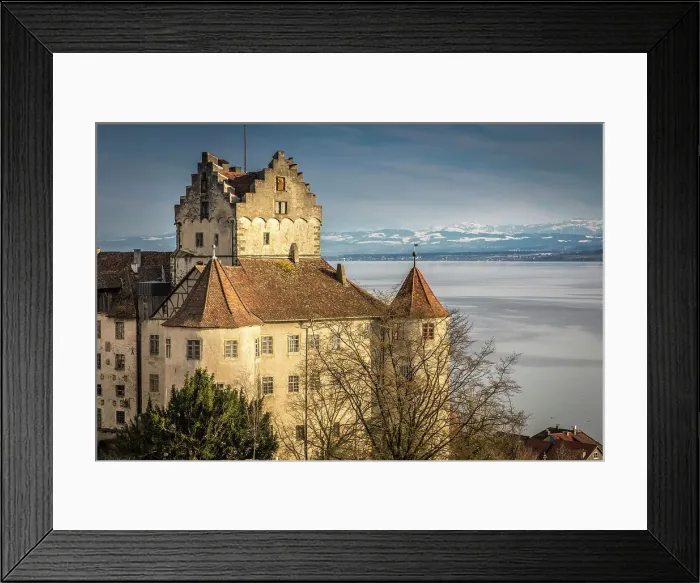 Framed Print : Meersburg Castle on Lake Constance, Baden-Wurttemberg, Germany Framed Print : Meersburg Castle on Lake Constance, Baden-Wurttemberg, Germany