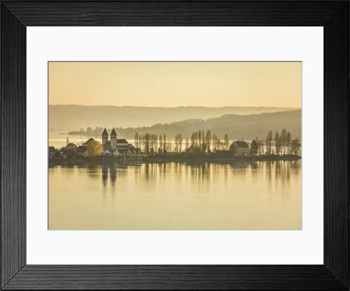 Framed Print : View to Reichenau Island, Allensbach, Baden-Wurttemberg, Germany Framed Print : View to Reichenau Island, Allensbach, Baden-Wurttemberg, Germany
