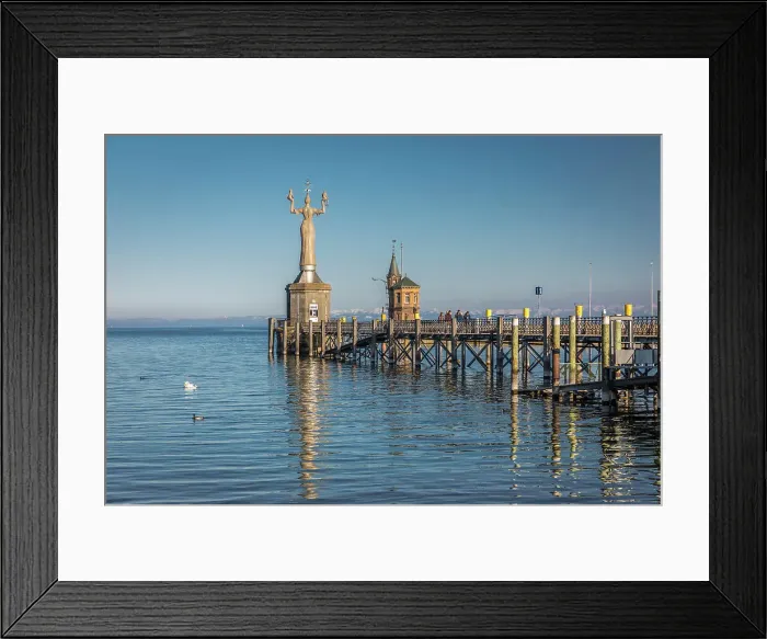 Framed Print : Imperia statue at the port of Konstanz, Baden-Wurttemberg, Germany Framed Print : Imperia statue at the port of Konstanz, Baden-Wurttemberg, Germany