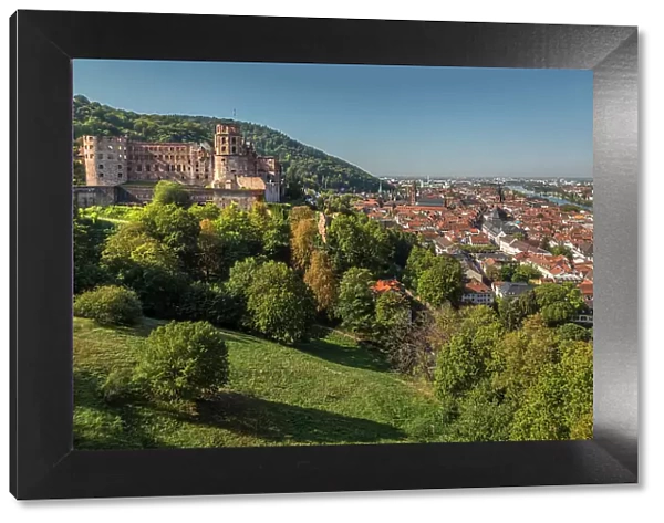Heidelberg Castle and Old Town, Baden-Wurttemberg, Germany