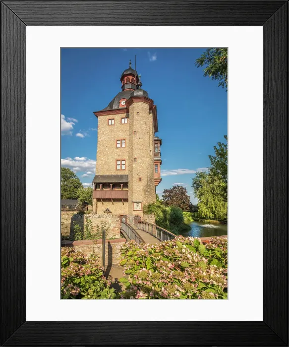 Framed Print : Residential tower of Schloss Vollrads in Winkel, Rheingau, Hesse, Germany Framed Print : Residential tower of Schloss Vollrads in Winkel, Rheingau, Hesse, Germany