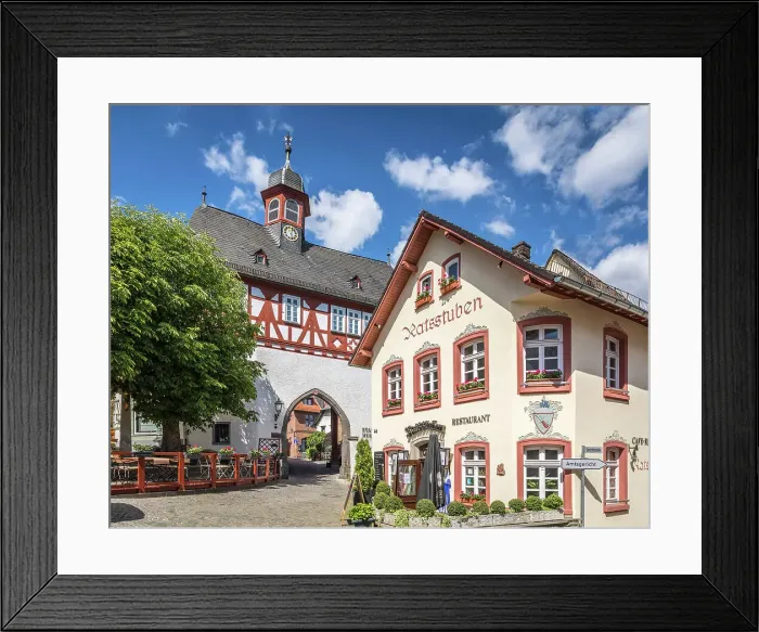 Framed Print : Historic town hall of Koenigstein, Taunus, Hesse, Germany Framed Print : Historic town hall of Koenigstein, Taunus, Hesse, Germany