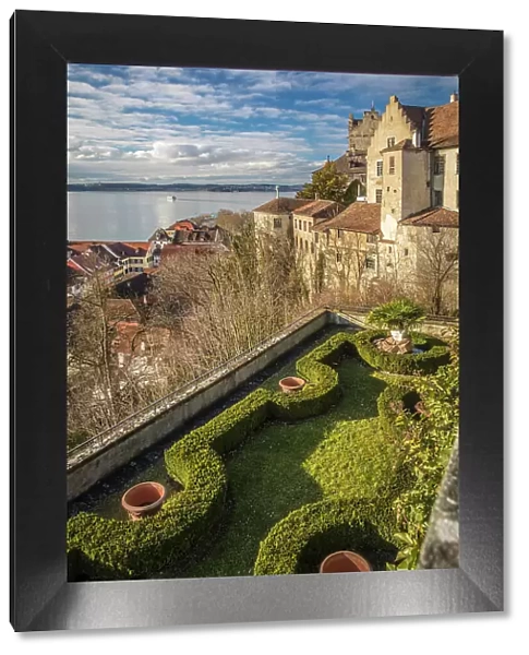New Castle to the old town of Meersburg, Baden-Wurttemberg, Germany