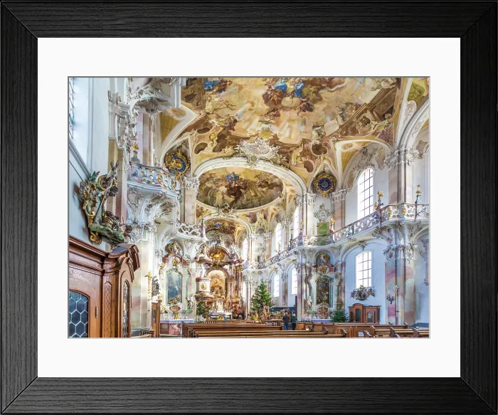 Framed Print : Cistercian monastery Birnau, Baden-Wurttemberg, Germany