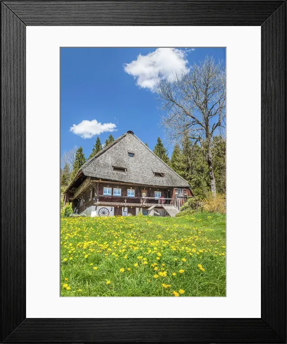 Framed Print : Historical Black Forest farm in Glottertal near St. Margen, Black Forest, Baden-Wurttemberg, Germany Framed Print : Historical Black Forest farm in Glottertal near St. Margen, Black Forest, Baden-Wurttemberg, Germany