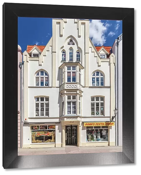 Historical trading house in the old town of Wismar, Mecklenburg-West Pomerania, Baltic Sea, Northern Germany, Germany