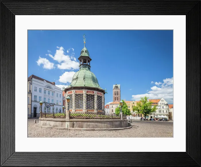 Framed Print : Monument Wasserkunst on the market square in the old town of Wismar, Mecklenburg-Western Pomerania, Baltic Sea, Northern Germany, Germany Framed Print : Monument Wasserkunst on the market square in the old town of Wismar, Mecklenburg-Western Pomerania, Baltic Sea, Northern Germany, Germany