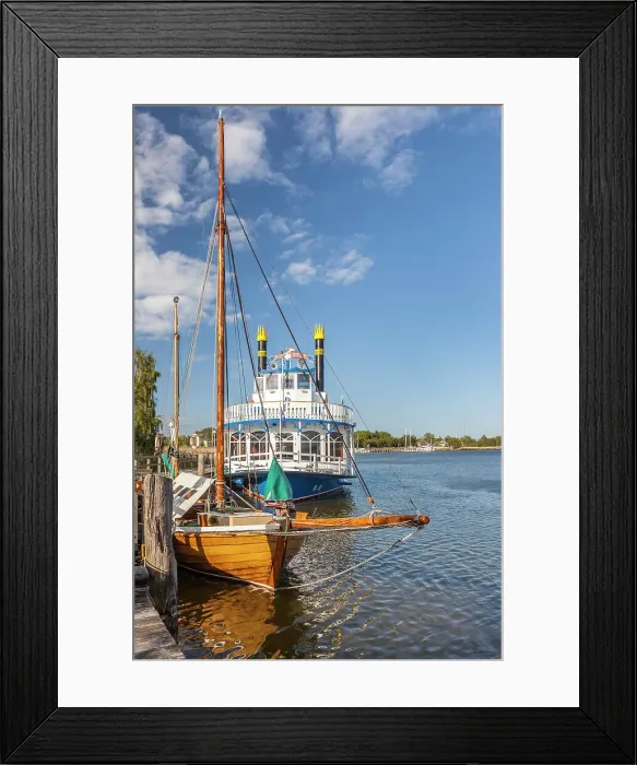 Framed Print : Boats in the Bodden harbour of Zingst, Mecklenburg-Western Pomerania, Baltic Sea, North Germany, Germany Framed Print : Boats in the Bodden harbour of Zingst, Mecklenburg-Western Pomerania, Baltic Sea, North Germany, Germany