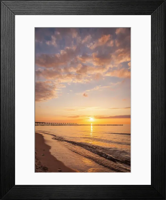 Framed Print : Sunset at Zingst Beach, Mecklenburg-Western Pomerania, Baltic Sea, North Germany, Germany Framed Print : Sunset at Zingst Beach, Mecklenburg-Western Pomerania, Baltic Sea, North Germany, Germany
