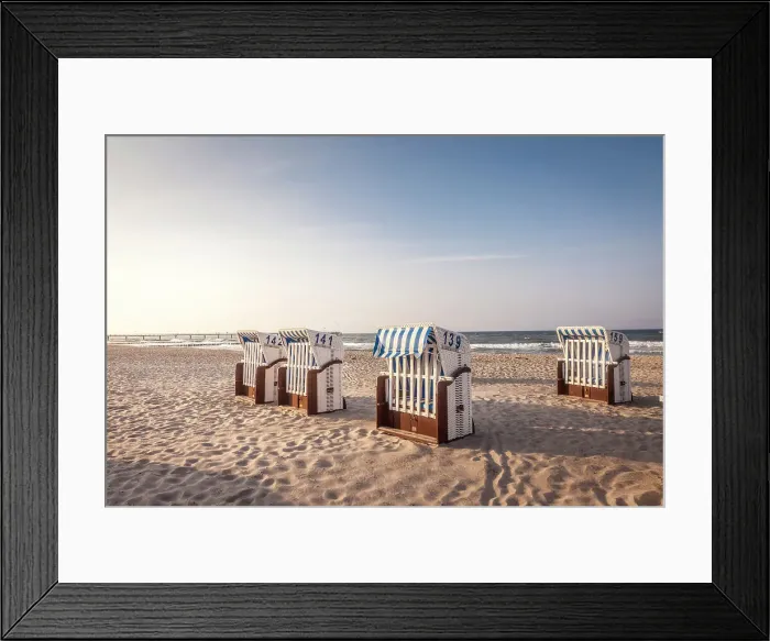 Framed Print : Beach chairs in winter in Kuehlungsborn, Mecklenburg-West Pomerania, Baltic Sea, North Germany, Germany Framed Print : Beach chairs in winter in Kuehlungsborn, Mecklenburg-West Pomerania, Baltic Sea, North Germany, Germany