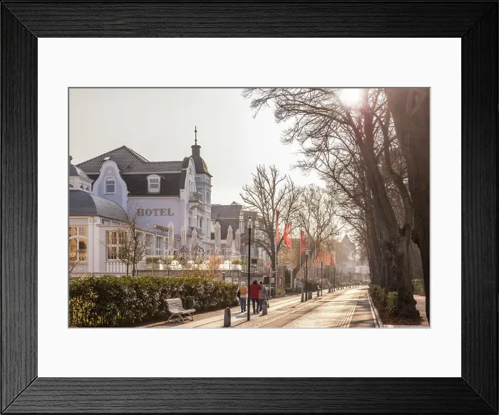 Framed Print : Promenade in Kuehlungsborn, Mecklenburg-West Pomerania, Baltic Sea, North Germany, Germany Framed Print : Promenade in Kuehlungsborn, Mecklenburg-West Pomerania, Baltic Sea, North Germany, Germany