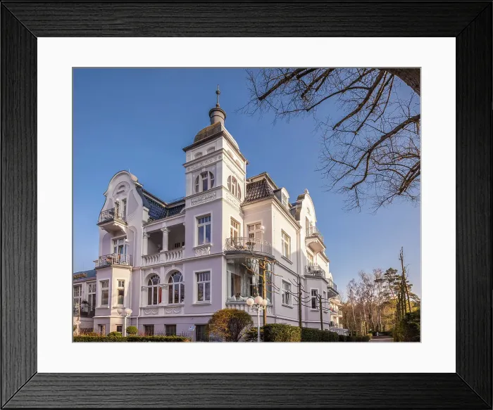 Framed Print : Historical Hotel in Kuehlungsborn, Mecklenburg-West Pomerania, Baltic Sea, Northern Germany, Germany Framed Print : Historical Hotel in Kuehlungsborn, Mecklenburg-West Pomerania, Baltic Sea, Northern Germany, Germany