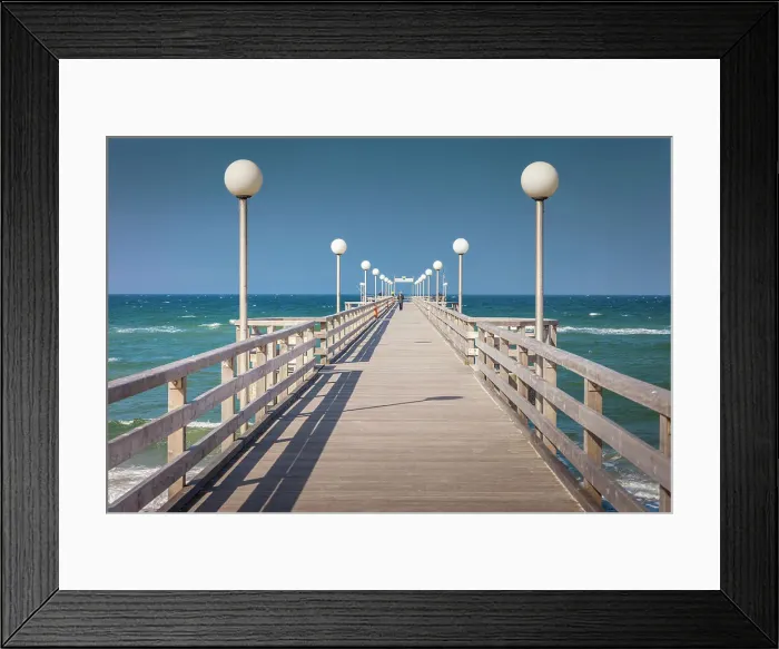 Framed Print : Pier in Heiligendamm, Mecklenburg-West Pomerania, Baltic Sea, North Germany, Germany Framed Print : Pier in Heiligendamm, Mecklenburg-West Pomerania, Baltic Sea, North Germany, Germany