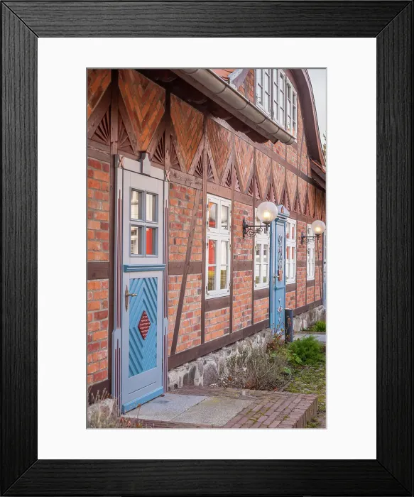 Framed Print : Traditional inn in Born am DarB, Mecklenburg-West Pomerania, Baltic Sea, North Germany, Germany Framed Print : Traditional inn in Born am DarB, Mecklenburg-West Pomerania, Baltic Sea, North Germany, Germany