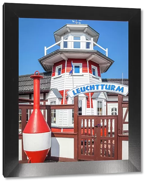Restaurant Leuchtturm in Zingst, Mecklenburg-West Pomerania, Baltic Sea, North Germany, Germany