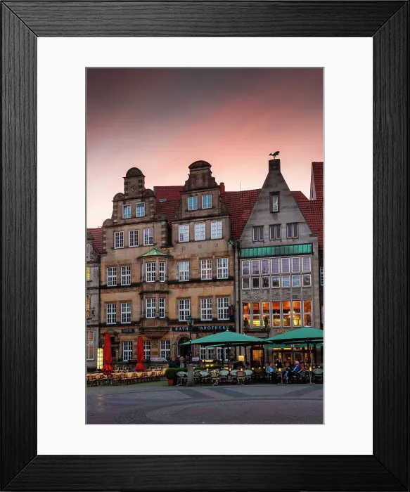 Framed Print : Marktplatz, Bremen City, Bremen, Germany Framed Print : Marktplatz, Bremen City, Bremen, Germany