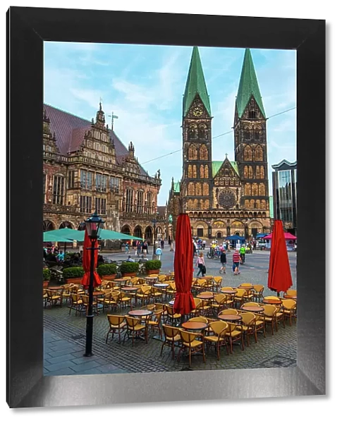 St. Peter's cathedral (Bremen Dom), Marktplatz, Bremen City, Bremen, Germany