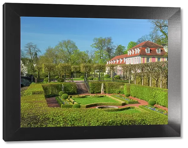 Dornburger Schl√∂sser - Rococo castle and castle garden, Dornburg Castles, Saale valley, Dornburg-Camburg, Thuringia, Germany