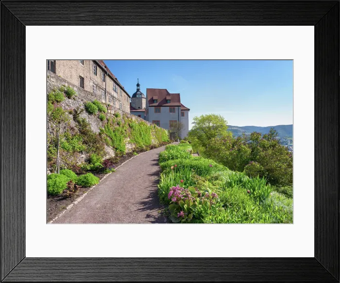 Framed Print : Altes Schloss - Dornburger Schloesser - Old castle and garden, Dornburg Castles, Saale valley, Dornburg-Camburg, Thuringia, Germany Framed Print : Altes Schloss - Dornburger Schloesser - Old castle and garden, Dornburg Castles, Saale valley, Dornburg-Camburg, Thuringia, Germany
