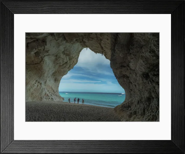 Framed Print : Europe, Italy, Sardinia. One of the Caves of the Cala Luna, the famous beach near to Cala Gonone Framed Print : Europe, Italy, Sardinia. One of the Caves of the Cala Luna, the famous beach near to Cala Gonone