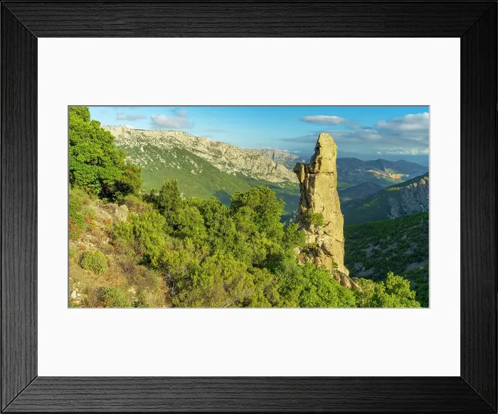 Framed Print : Europe, Italy, Sardinia. Rock Formation in the area of the Supramonte Framed Print : Europe, Italy, Sardinia. Rock Formation in the area of the Supramonte