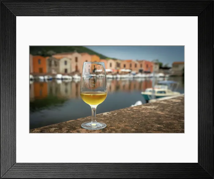 Framed Print : Europe, Italy, Sardinia. A glass of the famous sweet wine of Bosa, called Malvasia Framed Print : Europe, Italy, Sardinia. A glass of the famous sweet wine of Bosa, called Malvasia