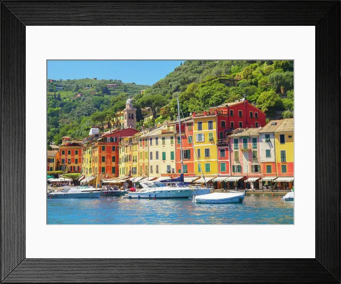 Framed Print : Portofino marina, Portofino, Liguria, Italy