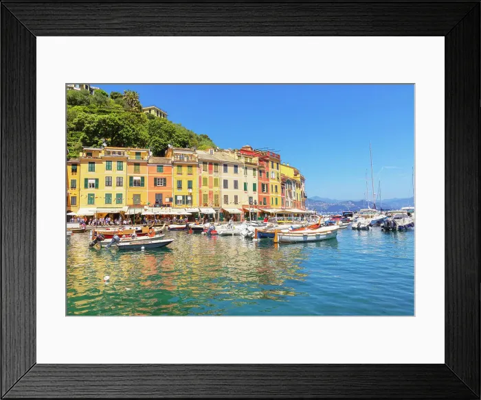 Framed Print : Portofino seafront, Portofino, Liguria, Italy Framed Print : Portofino seafront, Portofino, Liguria, Italy