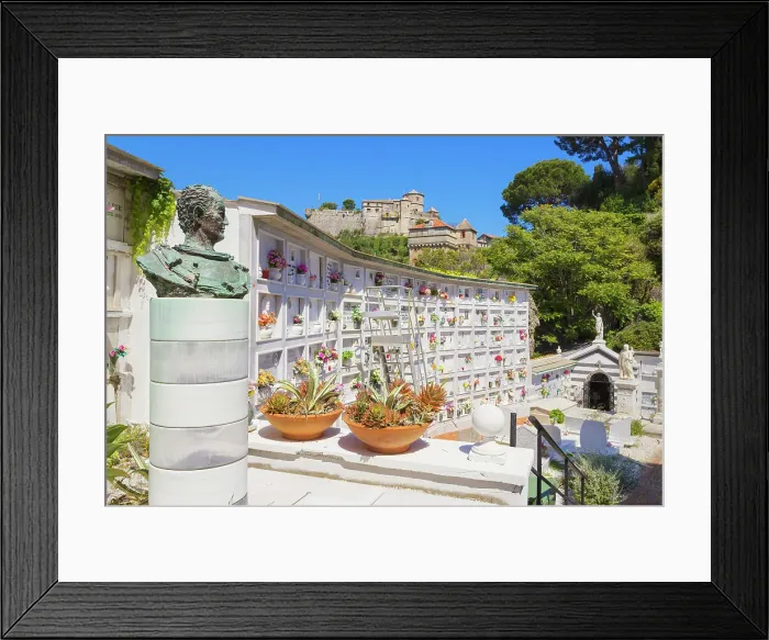 Framed Print : Portofino cemetery, Portofino, Liguria, Italy Framed Print : Portofino cemetery, Portofino, Liguria, Italy