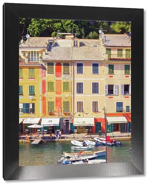 Portofino seafront, Portofino, Liguria, Italy