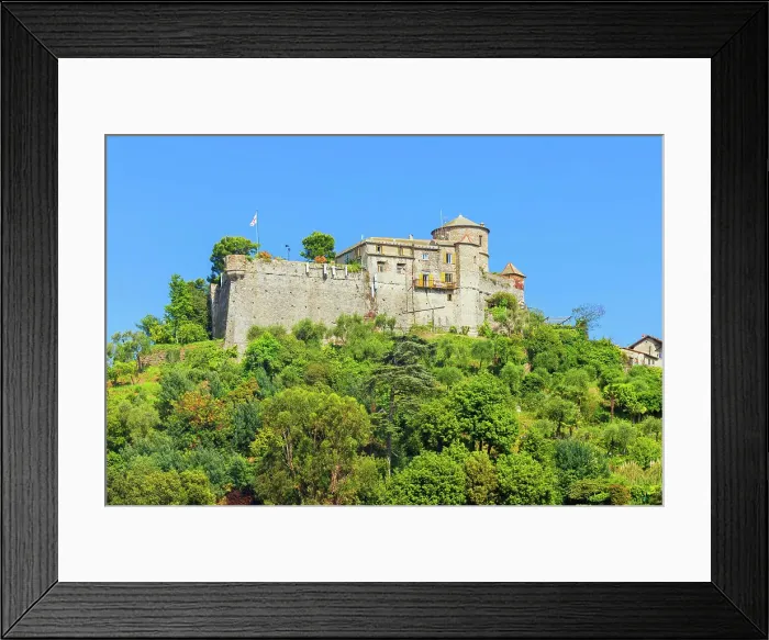 Framed Print : Brown Castle, Portofino, Liguria, Italy Framed Print : Brown Castle, Portofino, Liguria, Italy