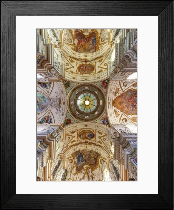 Framed Print : Italy, Sicily, Palermo, Chiesa del Gesu; Casa Professa; Interior detail Framed Print : Italy, Sicily, Palermo, Chiesa del Gesu; Casa Professa; Interior detail