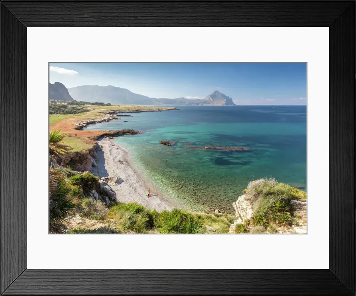 Framed Print : Italy, Sicily, Trapani, Macari bay, Golfo di Macari Framed Print : Italy, Sicily, Trapani, Macari bay, Golfo di Macari