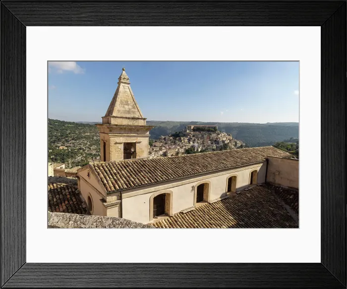 Framed Print : Italy, Sicily, Ragusa, Santa Maria delle Scale church above Ragusa Ibla Framed Print : Italy, Sicily, Ragusa, Santa Maria delle Scale church above Ragusa Ibla