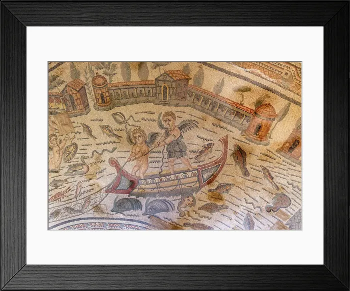 Framed Print : Italy, Sicily, Piazza Armerina, Villa Romana del Casale, Roman mosaics Framed Print : Italy, Sicily, Piazza Armerina, Villa Romana del Casale, Roman mosaics