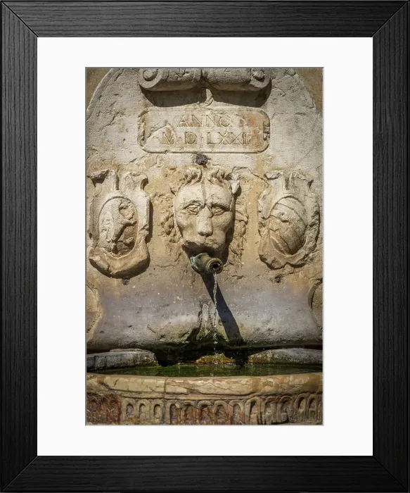 Framed Print : Italy, Veneto. A fountain in the small town of Asolo Framed Print : Italy, Veneto. A fountain in the small town of Asolo