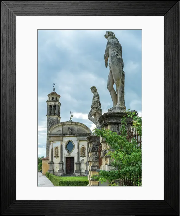 Framed Print : Italy, Veneto. Asolo, a private church near to Villa Rinaldi Framed Print : Italy, Veneto. Asolo, a private church near to Villa Rinaldi