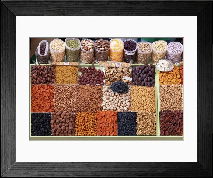 Framed Print : Kazakhstan, Almaty, Zelionyj Bazar (Green Bazaar), spices Framed Print : Kazakhstan, Almaty, Zelionyj Bazar (Green Bazaar), spices