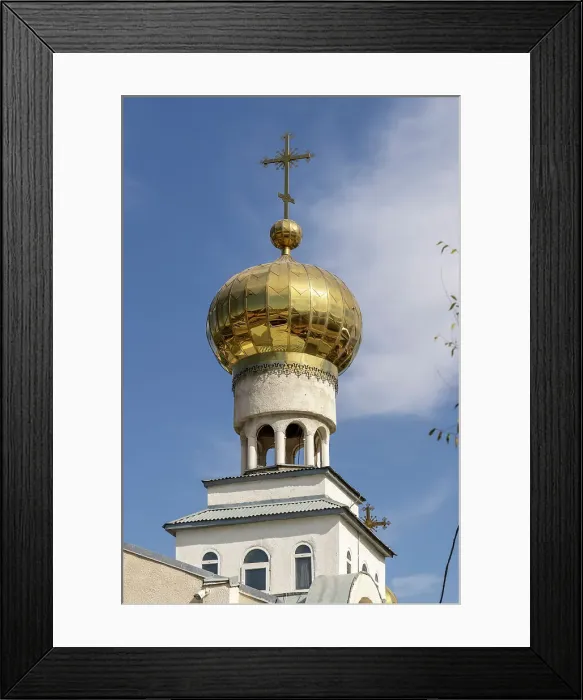 Framed Print : Kyrgyzstan, Bishkek, Church of the Holy Prince Vladimir Framed Print : Kyrgyzstan, Bishkek, Church of the Holy Prince Vladimir
