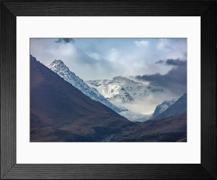 Framed Print : Kyrgyzstan, Issyk Kul Lake, Teskey Ala-Too Range of the Tian Shan mountains Framed Print : Kyrgyzstan, Issyk Kul Lake, Teskey Ala-Too Range of the Tian Shan mountains