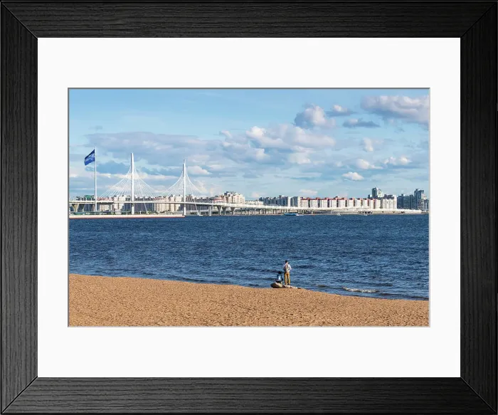 Framed Print : View towards Vantovy Bridge (Vantovy Most) and Vasilyevsky Island, (Vasilyevsky Ostrov) from the Park of the 300 years anniversary of Saint Petersburg, Saint Petersburg, Russia Framed Print : View towards Vantovy Bridge (Vantovy Most) and Vasilyevsky Island, (Vasilyevsky Ostrov) from the Park of the 300 years anniversary of Saint Petersburg, Saint Petersburg, Russia