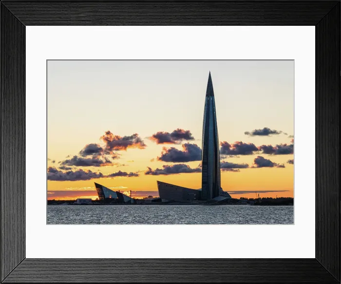 Framed Print : Lakhta Center, Europe tallest skyscraper, and one of the world top superstructures, Saint Petersburg, Russia Framed Print : Lakhta Center, Europe tallest skyscraper, and one of the world top superstructures, Saint Petersburg, Russia